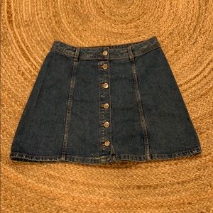 High waisted jean skirt from H&M